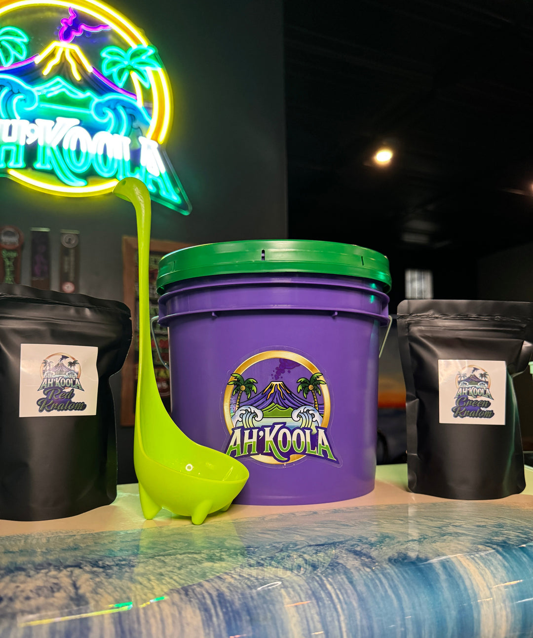 $2.50 per cup — Ah'Koola natural leaf kratom brewed at home versus buying kratom drinks at a bar