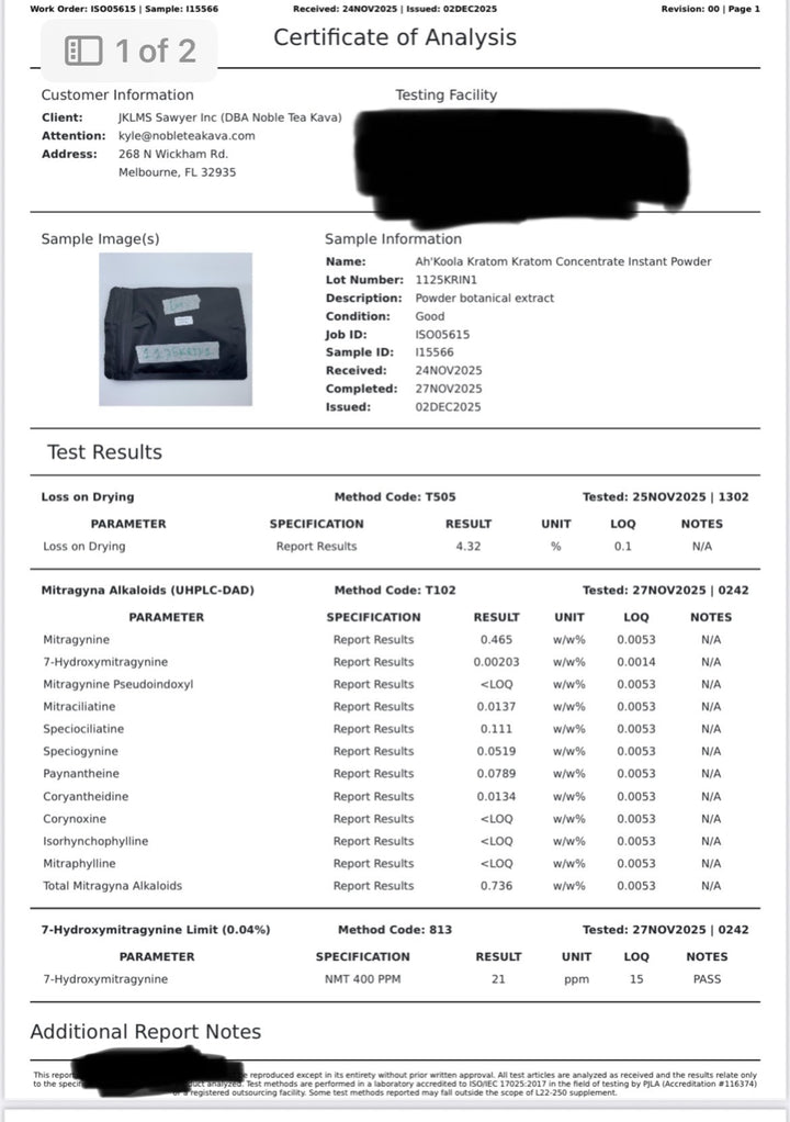 Ah'Koola™ Instant Tea Concentrate