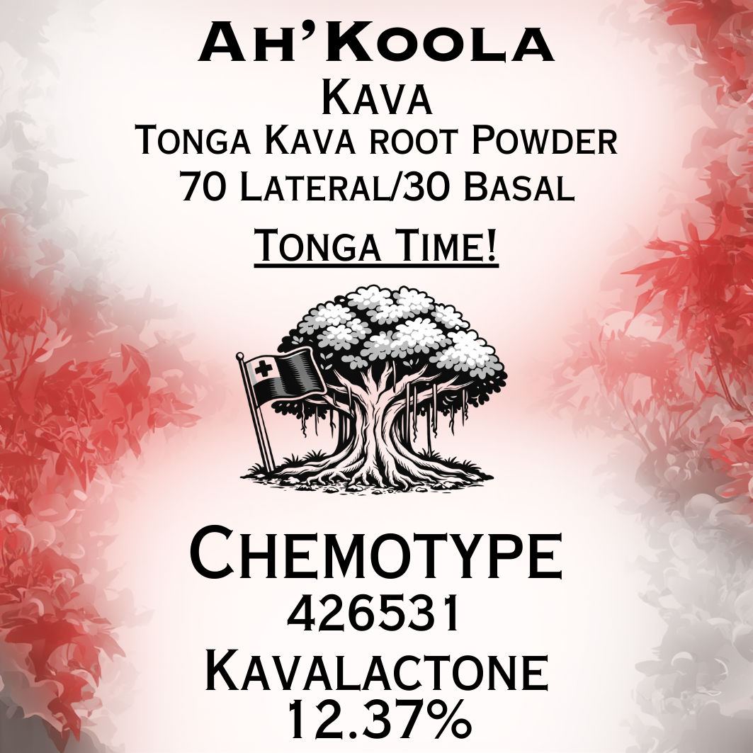 Ah'Koola™ Kava: Tonga Kava Root Powder