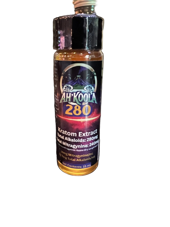 AK-280 Kratom Extract Shot ~ 280mg Alkaloids Per Bottle