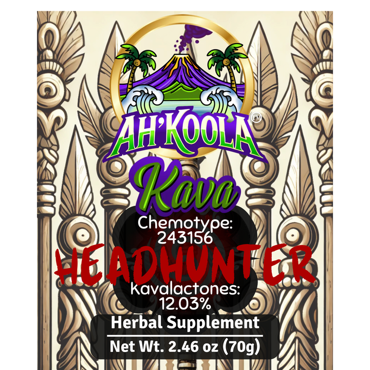 Ah'Koola™ Kava Noble Root Powder: Headhunter