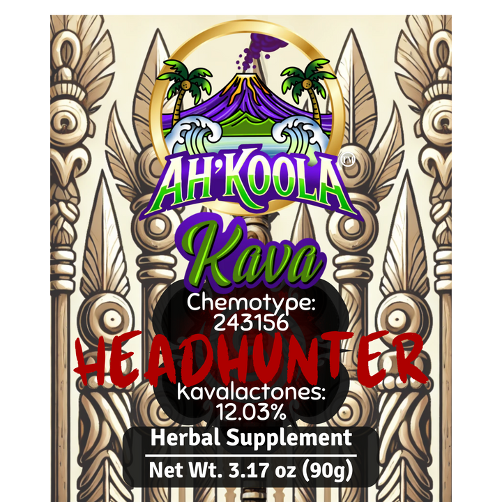 Ah'Koola™ Kava Noble Root Powder: Solomon Islands - Headhunter's Brew