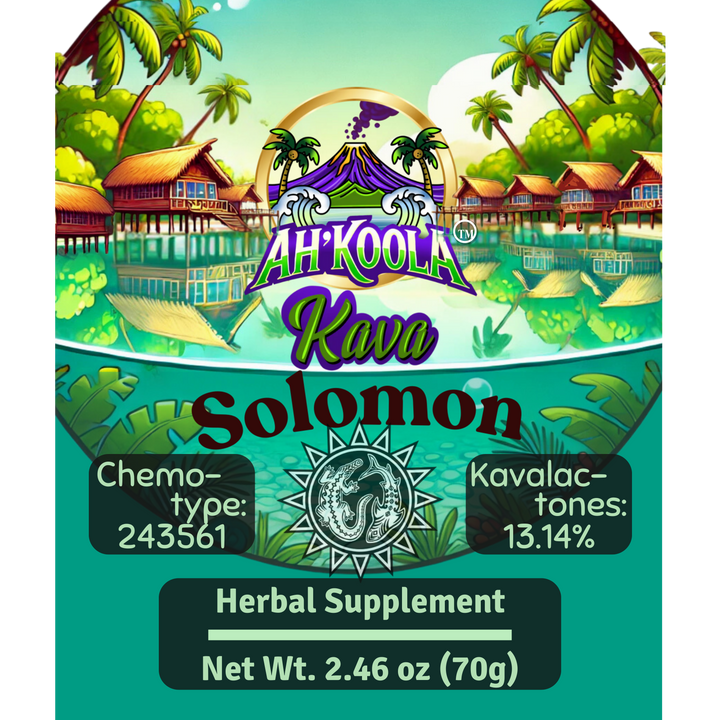 Ah'Koola™ Kava Noble Root Powder: Solomon